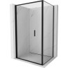 Mexen Exo-F kabina prysznicowa składana 70 x 110 cm, transparent, czarna - 816-070-110-70-00