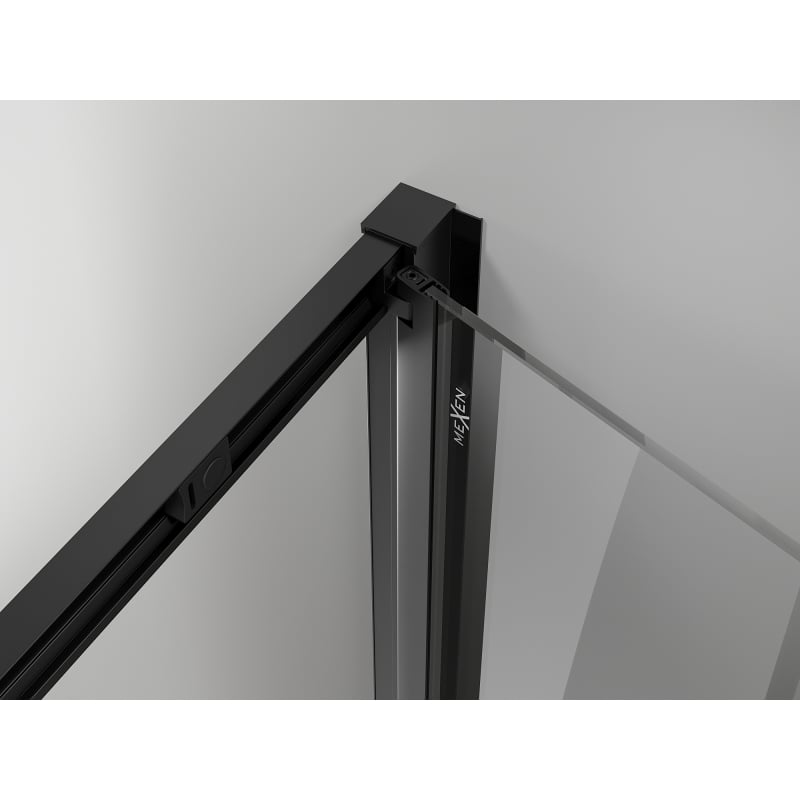 Mexen Exo kabina prysznicowa składana 90 x 110 cm, transparent, czarna - 816-090-110-70-00