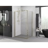 Mexen Exo-B kabina prysznicowa uchylna 100 x 110 cm, transparent, złota - 817-100-110-50-00
