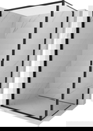 Mexen Exo kabina prysznicowa uchylna 75 x 110 cm, transparent, czarna - 817-075-110-70-00