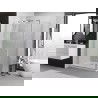 Mexen Exo kabina prysznicowa rozsuwana 155 x 75 cm, transparent, chrom - 8151-155-075-01-00