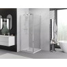 Mexen Exo-R kabina prysznicowa uchylna 120 x 120 cm, transparent, chrom - 819-120-120-01-00