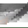 Mexen Velar L parawan nawannowy 2-skrzydłowy rozsuwany 90 x 150 cm, transparent, nikiel szczotkowany - 896-090-003-01-97