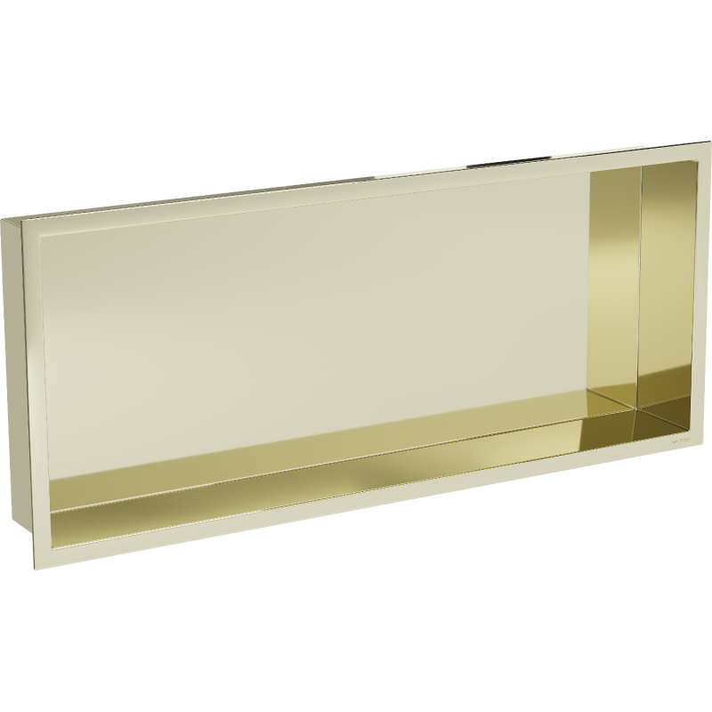 Mexen X-Wall-R półka wnękowa z kołnierzem 75 x 30 cm, złota - 1950753010