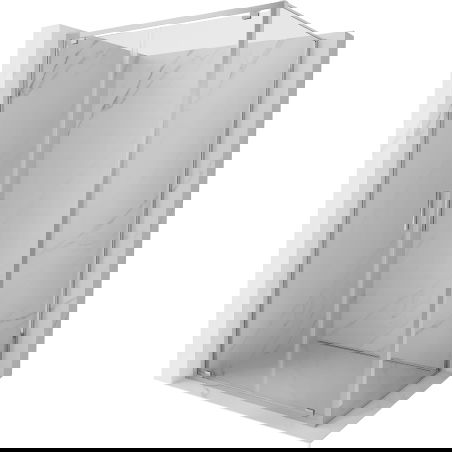 Mexen Exo kabina prysznicowa uchylna 120 x 85 cm, transparent, chrom - 8182-120-085-01-00