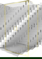 Mexen Exo kabina prysznicowa uchylna 80 x 110 cm, transparent, złota - 8182-080-110-50-00