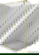 Mexen Exo kabina prysznicowa uchylna 120 x 75 cm, transparent, złota - 8182-120-075-50-00