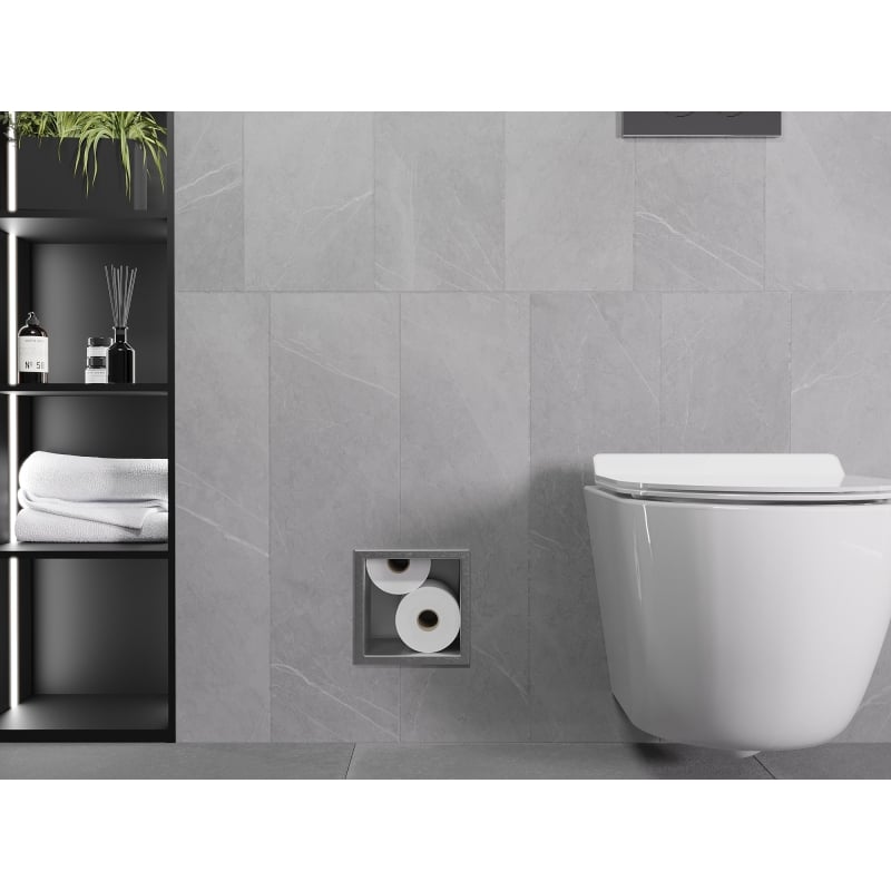 Mexen X-Wall-B magazynek na papier toaletowy, inox - 1915