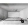 Mexen Lunar Duo drzwi prysznicowe uchylne 190 cm, transparent, chrom - 834D-190-000-01-00