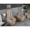Mexen Teo miska wc Rimless z deską wolnoopadającą slim, duroplast, cappuccino mat - 30854064