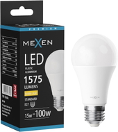 Mexen Nova żarówka LED E27, A60, 15W, Ciepła - 3000K, 1575 lm - L100-E27-1530-01