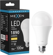 Mexen Nova żarówka LED E27, A70, 18W, Ciepła - 3000K, 1890 lm - L100-E27-1830-01