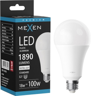 Mexen Nova żarówka LED E27, A70, 18W, Neutralna - 4000K, 1890 lm - L100-E27-1840-01