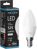 Mexen Nova żarówka LED E14, C37, 5W, Ciepła - 3000K, 525 lm - L102-E14-0530-01