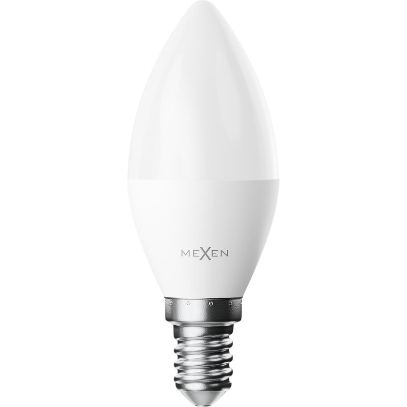 Mexen Nova żarówka LED E14, C37, 6W, Ciepła - 3000K, 630 lm - L102-E14-0630-01