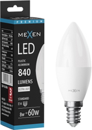 Mexen Nova żarówka LED E14, C37, 8W, Ciepła - 3000K, 840 lm - L102-E14-0830-01