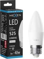Mexen Nova żarówka LED E27, C37, 5W, Ciepła - 3000K, 525 lm - L102-E27-0530-01