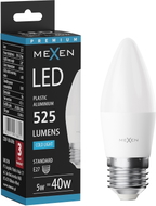 Mexen Nova żarówka LED E27, C37, 5W, Neutralna - 4000K, 525 lm - L102-E27-0540-01