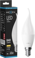 Mexen Nova żarówka LED płomyk E14, C37, 5W, Ciepła - 3000K, 525 lm - L106-E14-0530-01