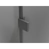 Mexen Lunar L Duo drzwi prysznicowe uchylne 160 cm, transparent, gun gray szczotkowany - 834DL-160-000-66-00