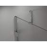 Mexen Lunar Duo kabina prysznicowa uchylna prawa 110 x 105 cm, transparent, chrom - 834-110P-105L-01-00