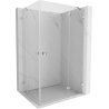 Mexen Lunar Duo kabina prysznicowa uchylna prawa 110 x 105 cm, transparent, chrom - 834-110P-105L-01-00