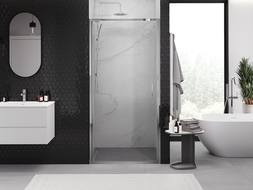 Mexen Exo drzwi prysznicowe uchylne 50 cm, transparent, chrom - 817-050-000-01-00