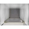 Mexen Exo-B drzwi prysznicowe uchylne 50 cm, transparent, złote - 817-050-000-50-00