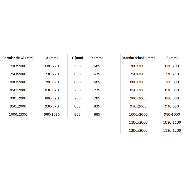 Mexen Exo kabina prysznicowa uchylna 90 x 80 cm, transparent, czarna - 817-090-080-70-00