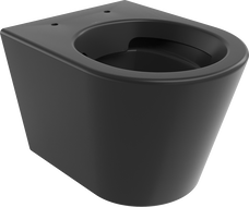 Mexen Rico miska wc Rimless, czarna mat - 3372XX85