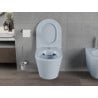 Mexen Rico miska wc Rimless z deską wolnoopadającą slim, duroplast, szara-niebieska mat - 30724069
