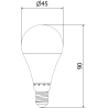 Mexen Nova żarówka LED E14, G45, 8W, Neutralna - 4000K, 840 lm - L101-E14-0840-01