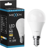 Mexen Nova żarówka LED E14, G45, 9W, Ciepła - 3000K, 945 lm - L101-E14-0930-01