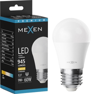 Mexen Nova żarówka LED E27, G45, 9W, Ciepła - 3000K, 945 lm - L101-E27-0930-01