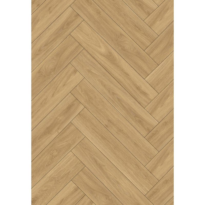 Mexen Cape Coral panele winylowe jodełka 635 x 127 mm SPC 6,5 mm podkład 1,5 mm, 4 V-Fuga, Dąb - F1196-0635-127-505-4V1-01