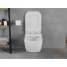 Mexen Elis miska wc Rimless z deską wolnoopadającą slim, duroplast, biała połysk - 30910700