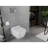 Mexen Elis miska wc Rimless z deską wolnoopadającą slim, duroplast, biała połysk - 30910700