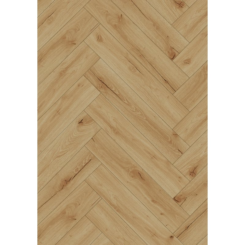 Mexen Beaver Creek panele winylowe jodełka 635 x 127 mm SPC 6,5 mm podkład 1,5 mm, 4 V-Fuga, Dąb - F1188-0635-127-505-4V1-01