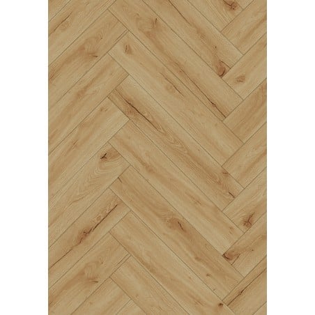Mexen Beaver Creek panele winylowe jodełka 635 x 127 mm SPC 6,5 mm podkład 1,5 mm, 4 V-Fuga, Dąb - F1188-0635-127-505-4V1-01