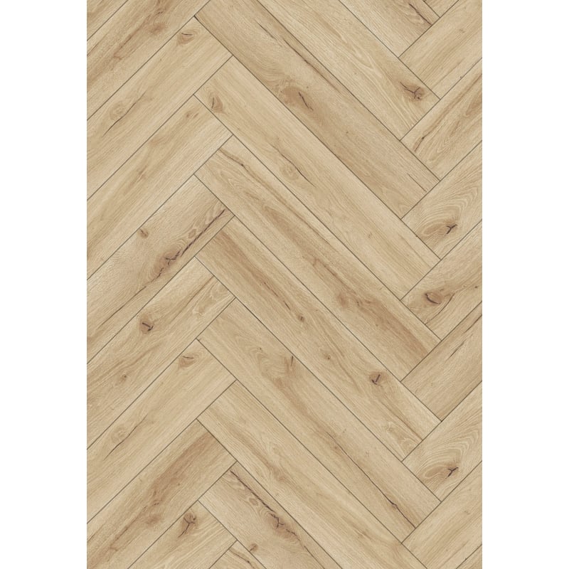 Mexen Sun Valley panele winylowe jodełka 635 x 127 mm SPC 6,5 mm podkład 1,5 mm, 4 V-Fuga, Dąb - F1189-0635-127-505-4V1-01