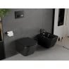 Mexen Madox miska wc Rimless z deską wolnoopadającą slim, duroplast, czarna mat - 30154070