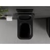 Mexen Madox miska wc Rimless z deską wolnoopadającą slim, duroplast, czarna mat - 30154070