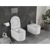 Mexen Sofia miska wc Rimless z deską wolnoopadającą twarda, duroplast, biała połysk - 30540200