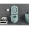 Mexen Lena miska wc Rimless z deską wolnoopadającą slim, duroplast, zielona jasna mat - 30224048