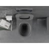 Mexen Lena miska wc Rimless z deską wolnoopadającą slim, duroplast, szara ciemna mat - 30224071