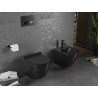 Mexen Lena miska wc Rimless z deską wolnoopadającą slim, duroplast, czarna mat - 30220185