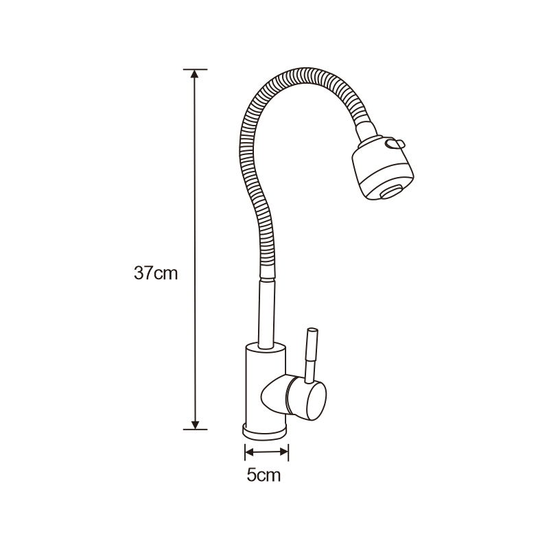 Mexen Maya bateria kuchenna, chrom - 672400-00