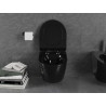 Mexen Lena miska wc Rimless z deską wolnoopadającą slim, duroplast, czarna połysk - 30224070