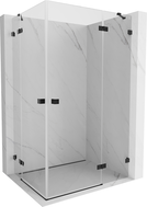 Mexen Lunar Duo kabina prysznicowa uchylna prawa 115 x 85 cm, transparent, czarna - 834-115P-085L-70-00