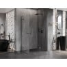 Mexen Lunar Duo kabina prysznicowa uchylna prawa 95 x 85 cm, transparent, gun metal - 834-095P-085L-95-00